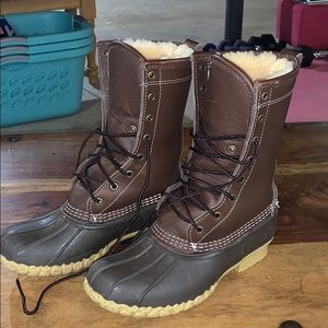 LL Bean Shearling Lined Boots